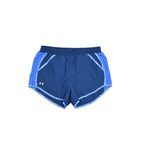 Under Armour Women's Size S Athletic Shorts Sweat Lined Blue Polyester